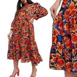 Never Fully Dressed floral tiered flower dress brunch flowly